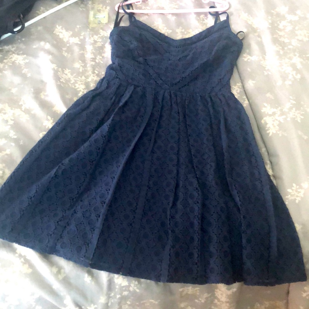 Pretty navy blue dress
